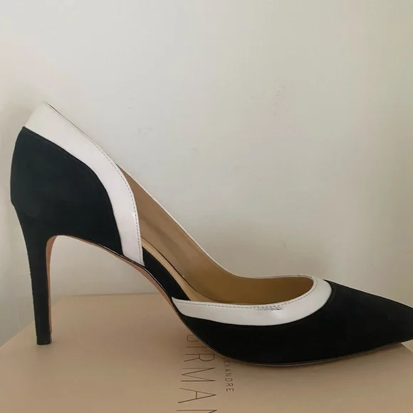 Alexandre Birman Wavee suede pump size 37
